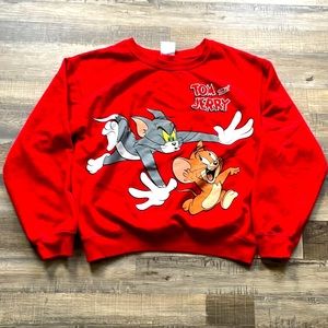 Tom & Jerry sweatshirt, juniors size M (7-9)